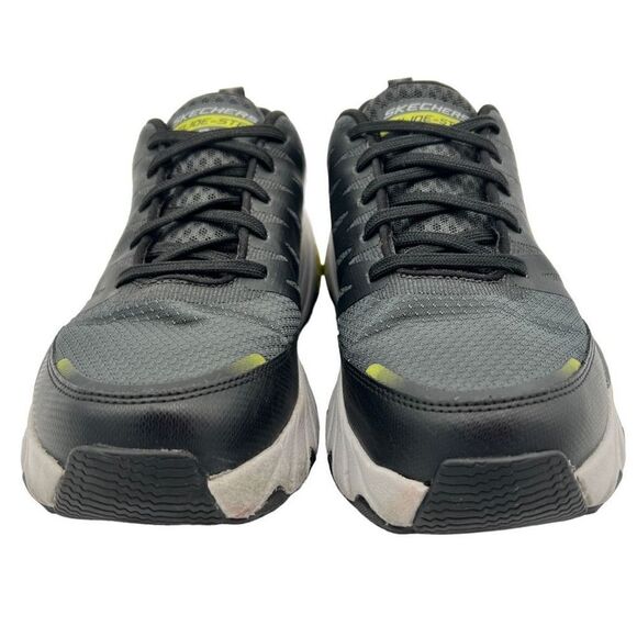 Skechers Glide-Step Trail Sneaker - Men's 8.5 Black Grey Memory Foam - Picture 3 of 11